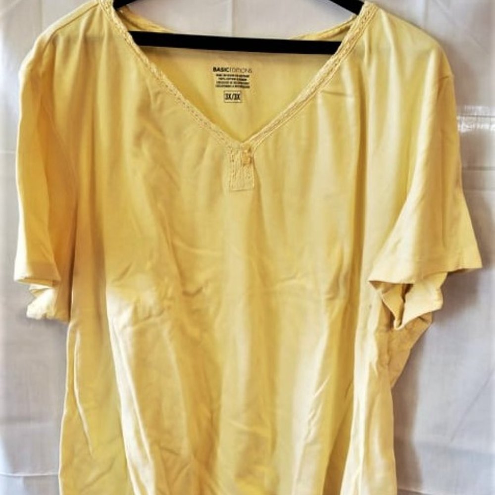Yellow Basic Editions T-shirt